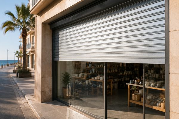 Persianas de seguridad para comercios en Comarruga